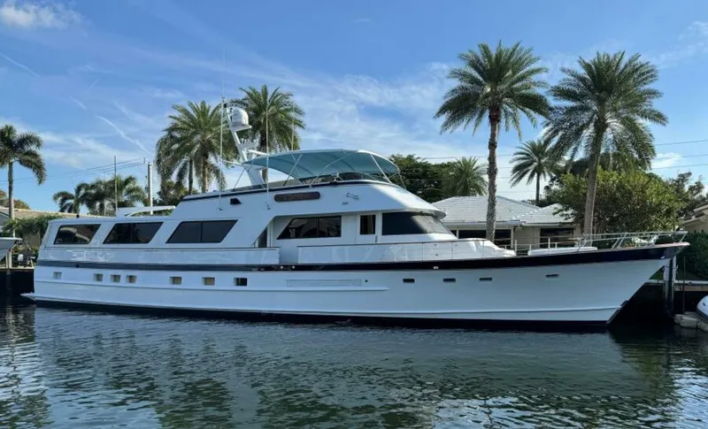 The Image of Burger Flush Deck with Flybridge 1986 - 0