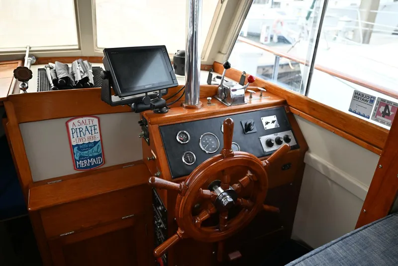 Slide: The Image of Grand Banks Flybridge Trawler 1970 - 14
