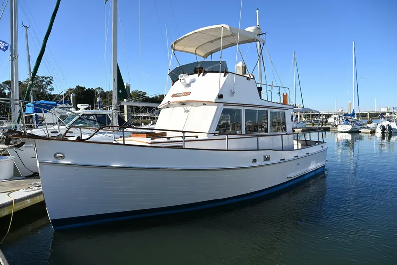 Slide: The Image of Grand Banks Flybridge Trawler 1970 - 19