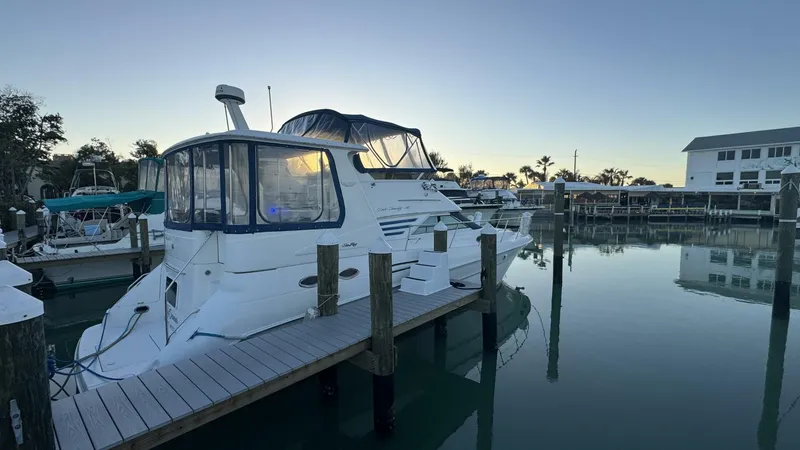 Slide: The Image of Sea Ray 420 Aft Cabin 2000 - 2
