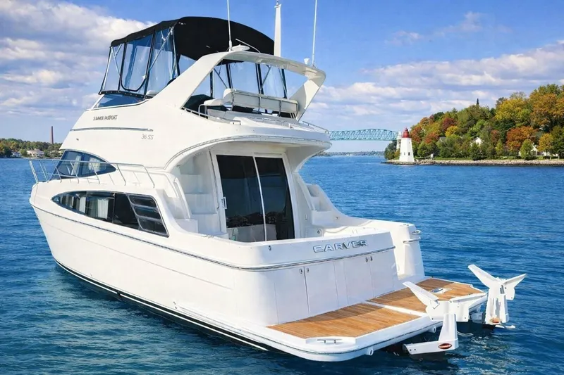 Slide: The Image of Carver Yachts 36 Sedan 2005 - 33