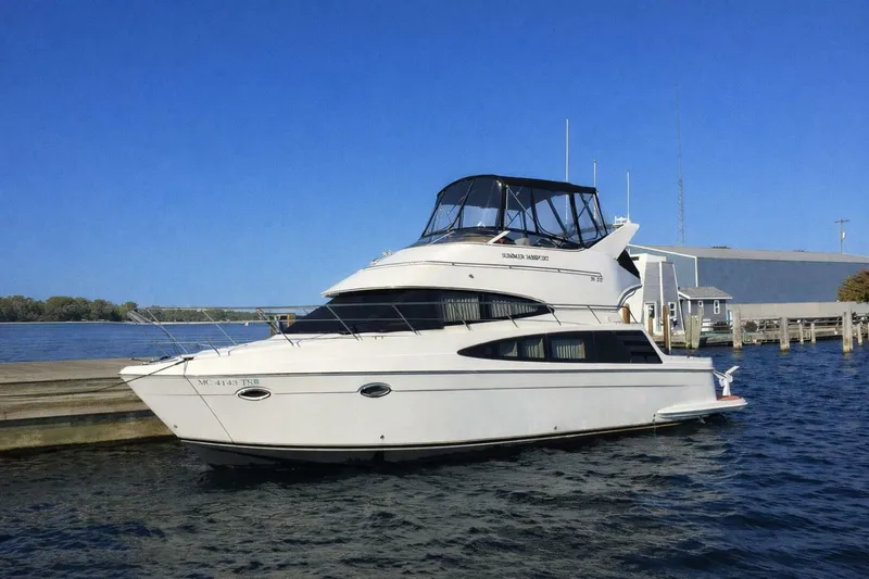 Slide: The Image of Carver Yachts 36 Sedan 2005 - 5