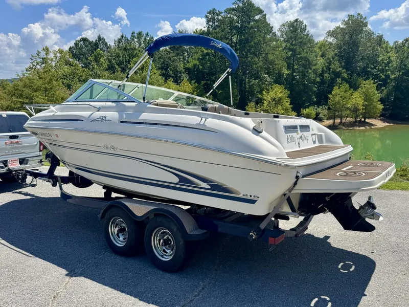 Slide: The Image of Sea Ray 215 Express Cruiser 1999 - 18