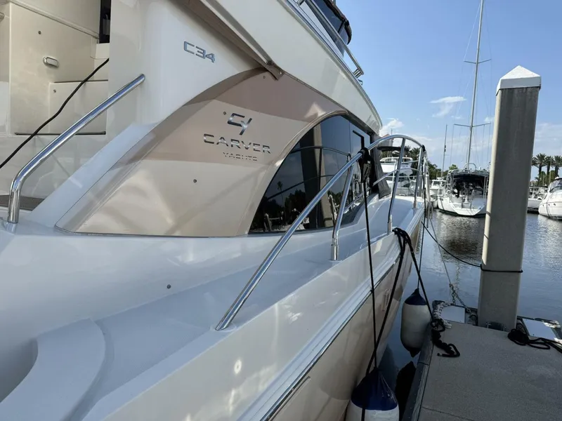 Slide: The Image of Carver Yachts C-34 Command Bridge 2013 - 20