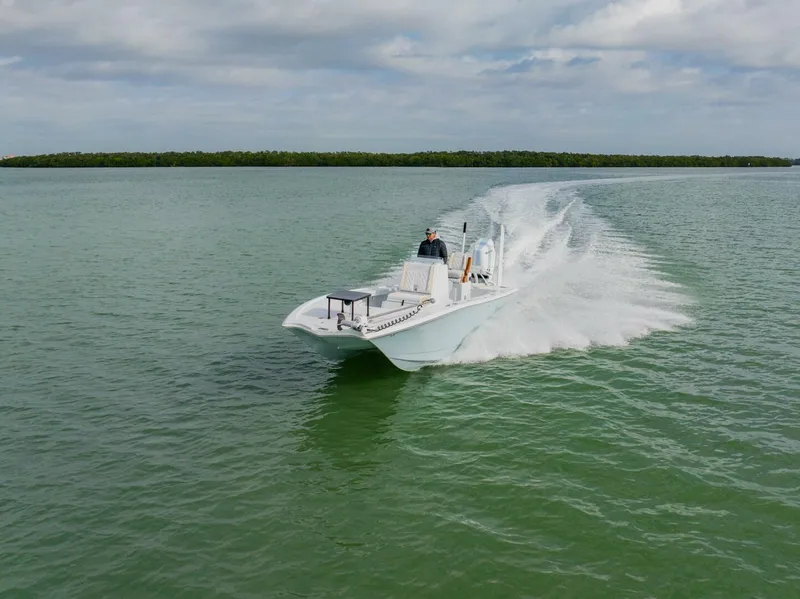 Slide: The Image of Broadwater Boatworks 25 Bay Cat 2026 - 11