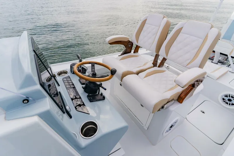 Slide: The Image of Broadwater Boatworks 25 Bay Cat 2026 - 24