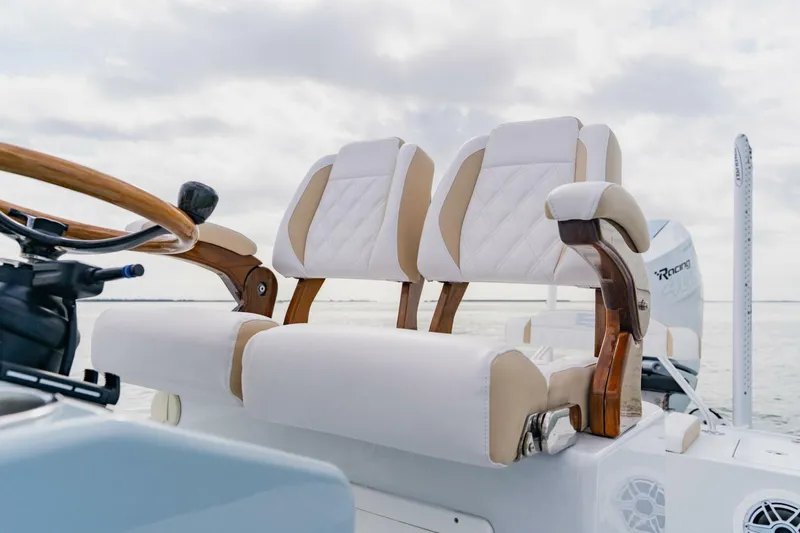 Slide: The Image of Broadwater Boatworks 25 Bay Cat 2026 - 25