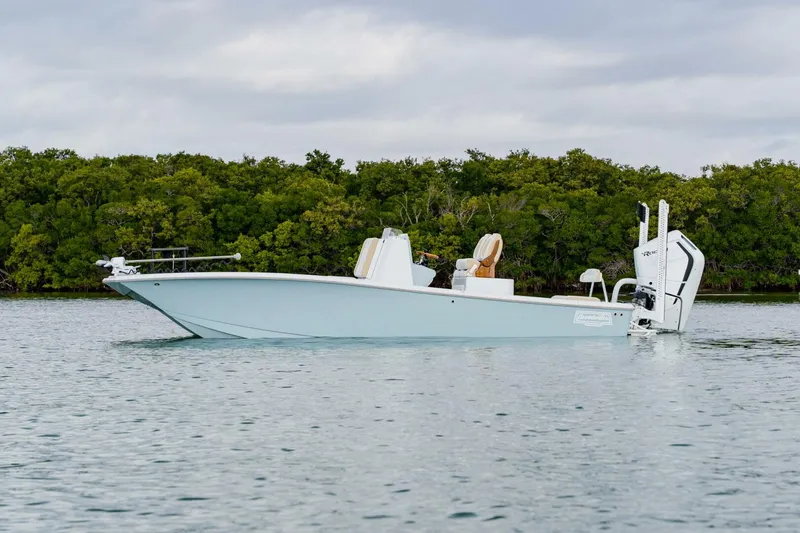Slide: The Image of Broadwater Boatworks 25 Bay Cat 2026 - 4