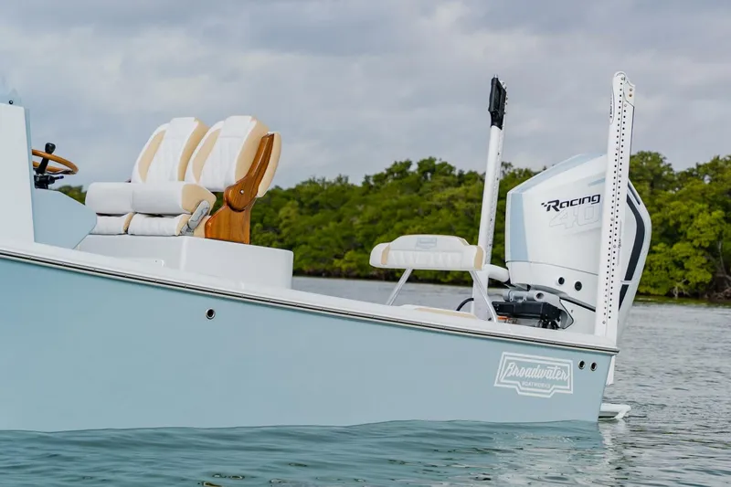 Slide: The Image of Broadwater Boatworks 25 Bay Cat 2026 - 7