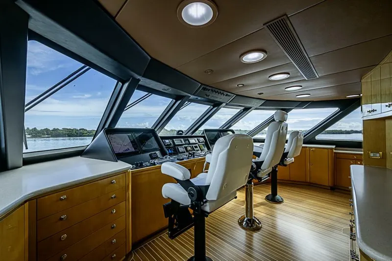 Slide: The Image of Delta 122 Tri-Deck Motor Yacht 1997 - 58