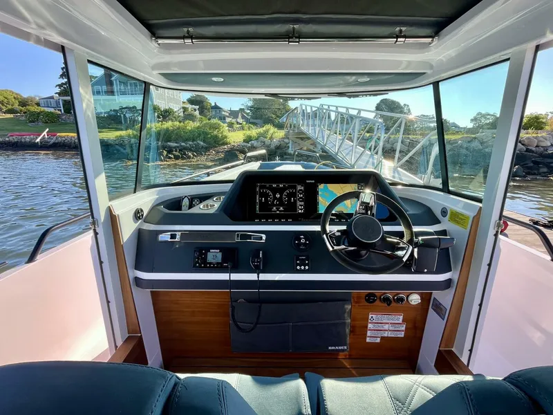 Slide: The Image of Axopar 28 Cabin with AFT CABIN 2022 - 11