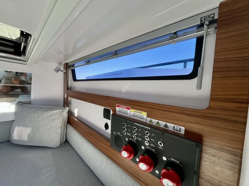 Slide: The Image of Axopar 28 Cabin with AFT CABIN 2022 - 17