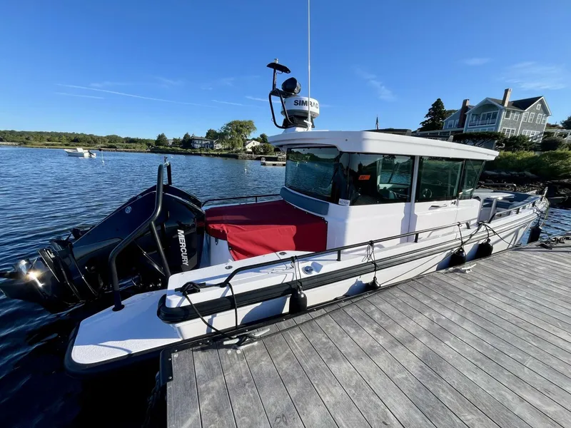 Slide: The Image of Axopar 28 Cabin with AFT CABIN 2022 - 19