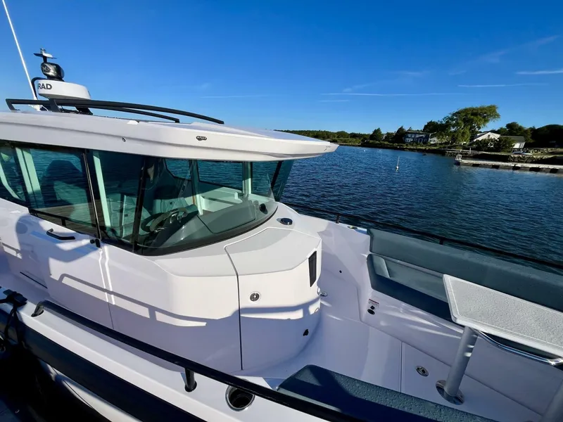 Slide: The Image of Axopar 28 Cabin with AFT CABIN 2022 - 5