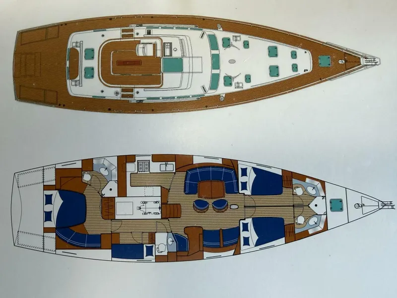 Slide: The Image of Beneteau 57 Center Cockpit 2004 - 36