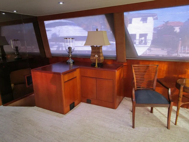 Slide: The Image of Viking Cockpit Motor Yacht 1990 - 11