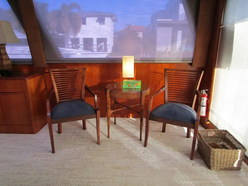 Slide: The Image of Viking Cockpit Motor Yacht 1990 - 12