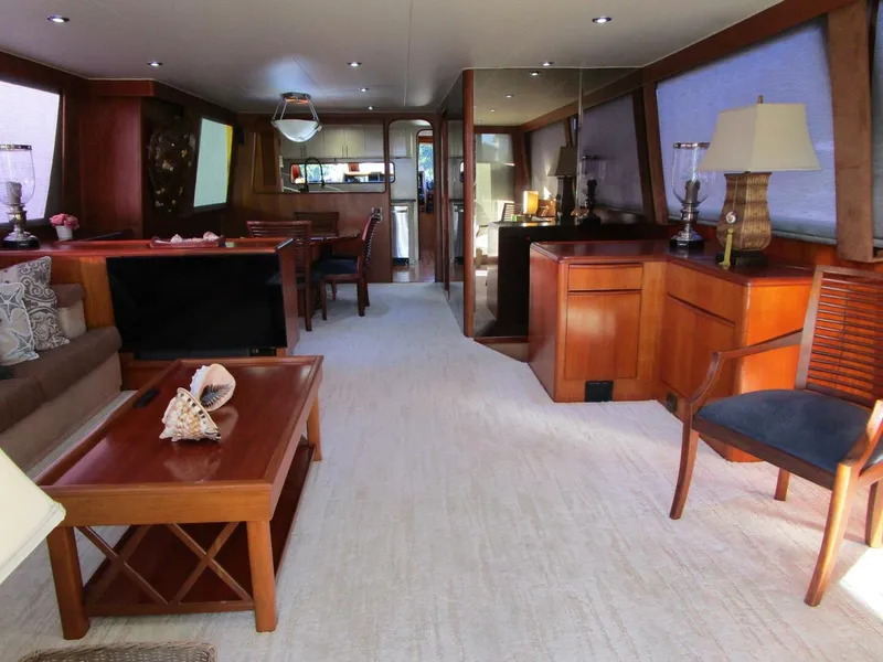 Slide: The Image of Viking Cockpit Motor Yacht 1990 - 13