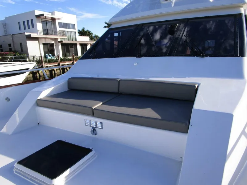 Slide: The Image of Viking Cockpit Motor Yacht 1990 - 38