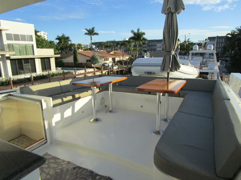 Slide: The Image of Viking Cockpit Motor Yacht 1990 - 49