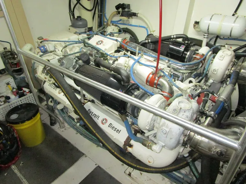 Slide: The Image of Viking Cockpit Motor Yacht 1990 - 60