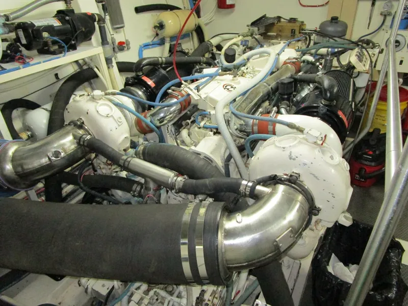 Slide: The Image of Viking Cockpit Motor Yacht 1990 - 61