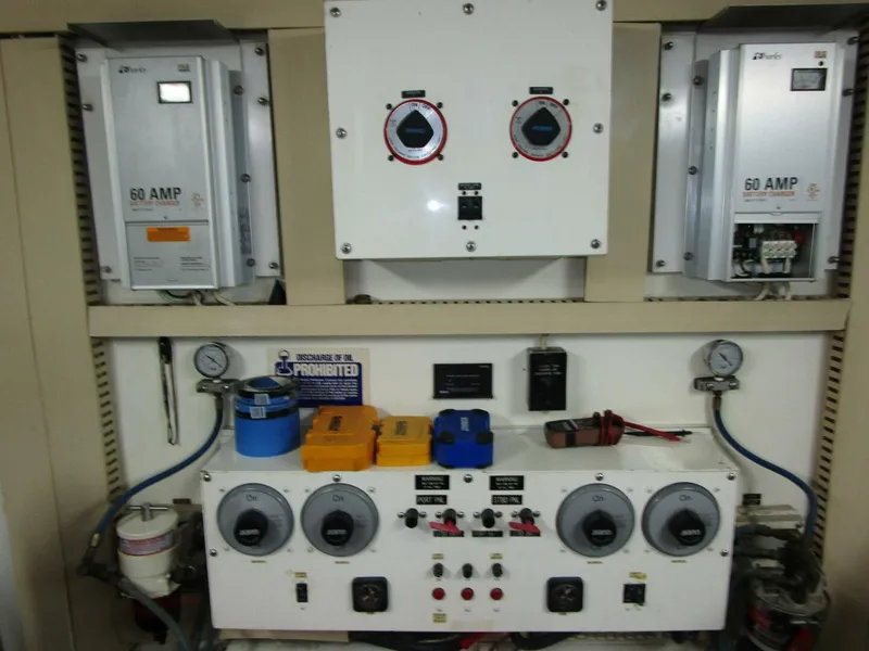 Slide: The Image of Viking Cockpit Motor Yacht 1990 - 64