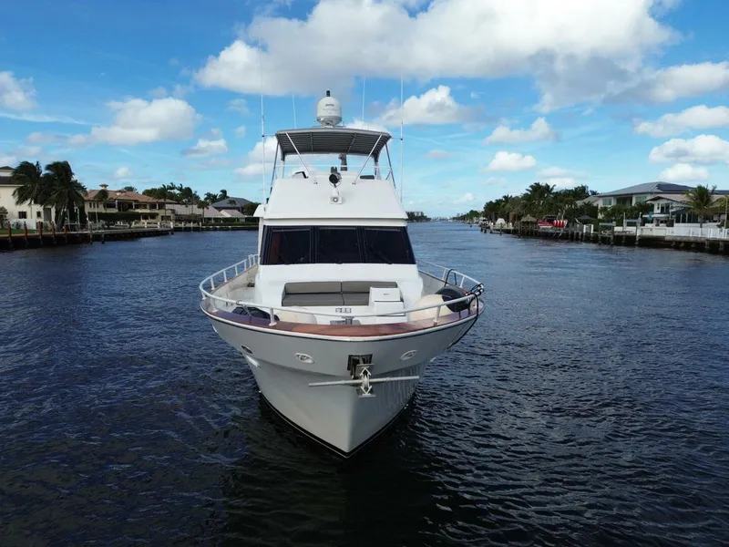 Slide: The Image of Viking Cockpit Motor Yacht 1990 - 65