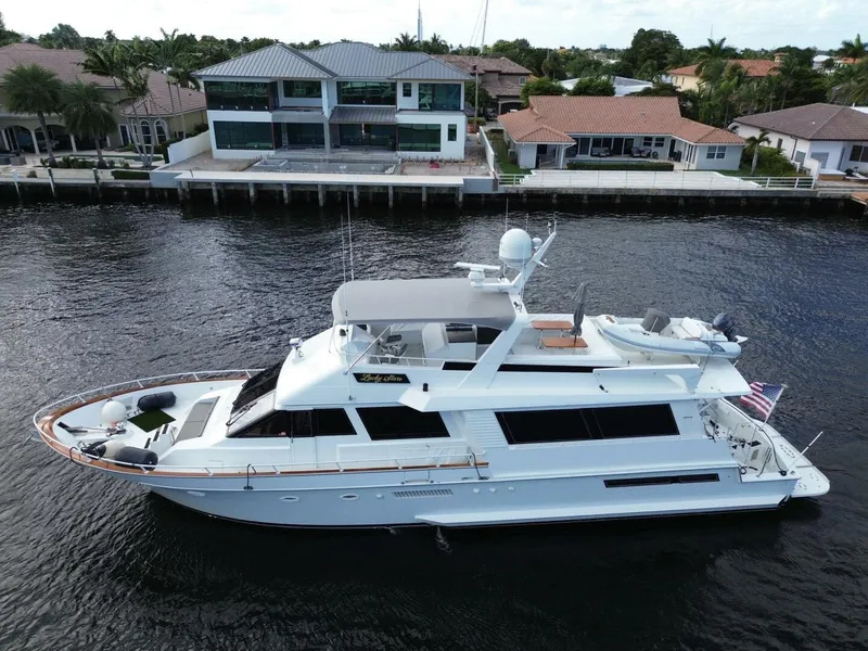 Slide: The Image of Viking Cockpit Motor Yacht 1990 - 66