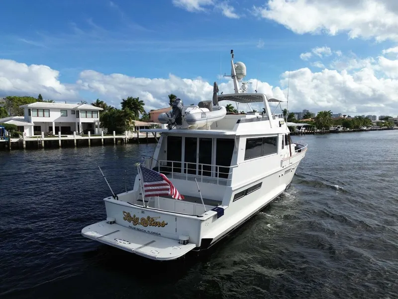 Slide: The Image of Viking Cockpit Motor Yacht 1990 - 67