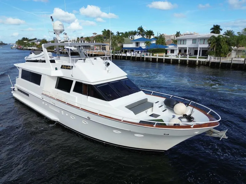Slide: The Image of Viking Cockpit Motor Yacht 1990 - 68