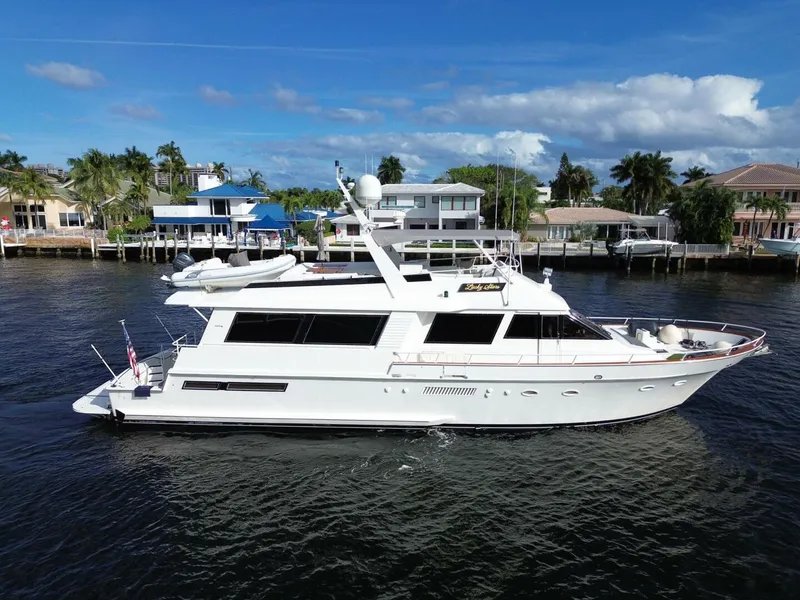 Slide: The Image of Viking Cockpit Motor Yacht 1990 - 69