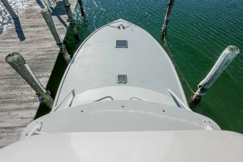 Slide: The Image of Custom Carolina Island Boatworks 34 Express 1987 - 30