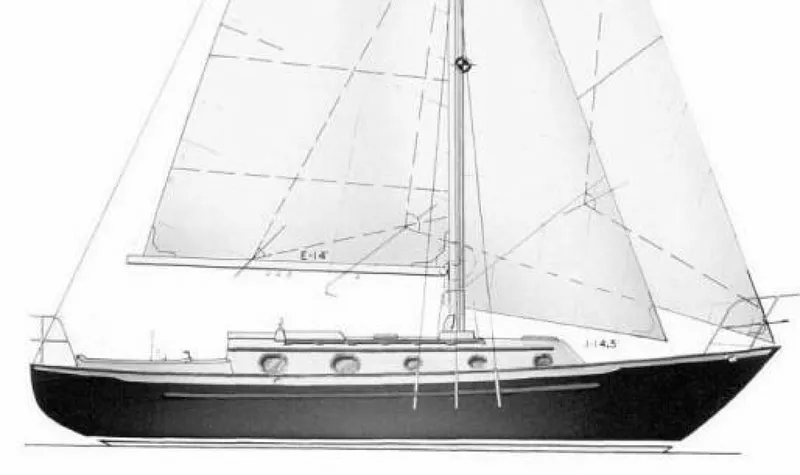 Slide: The Image of Pacific Seacraft Cutter 1989 - 3