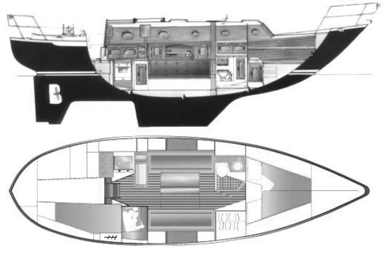 Slide: The Image of Pacific Seacraft Cutter 1989 - 4