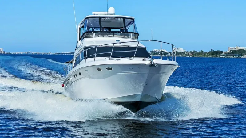 Slide: The Image of Sea Ray 480 Sedan Bridge 1998 - 63