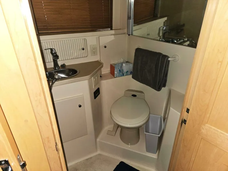 Slide: The Image of Carver Yachts 355 Aft Cabin 1998 - 12
