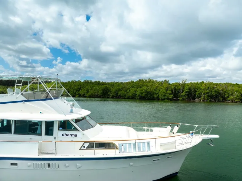 Slide: The Image of Hatteras 53 Yacht Fisherman 1978 - 3