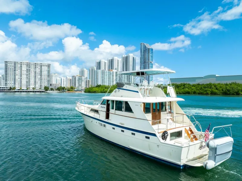 Slide: The Image of Hatteras 53 Yacht Fisherman 1978 - 8