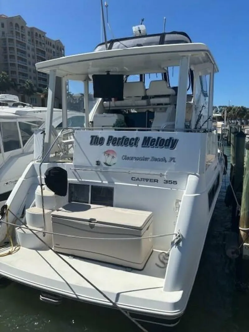 Slide: The Image of Carver Yachts 355 Aft Cabin 1996 - 2