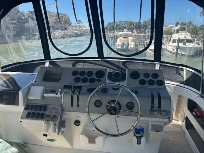 Slide: The Image of Carver Yachts 355 Aft Cabin 1996 - 4