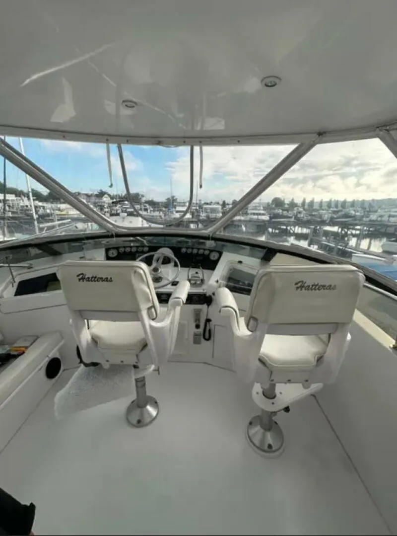 Slide: The Image of Hatteras 48 Cockpit Motor Yacht 1994 - 5