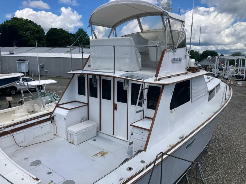 Slide: The Image of Custom 42’ Flybridge Cruiser 1967 - 7