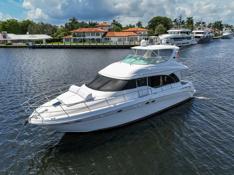 Slide: The Image of Sea Ray 540 Cockpit Motor Yacht 2001 - 2