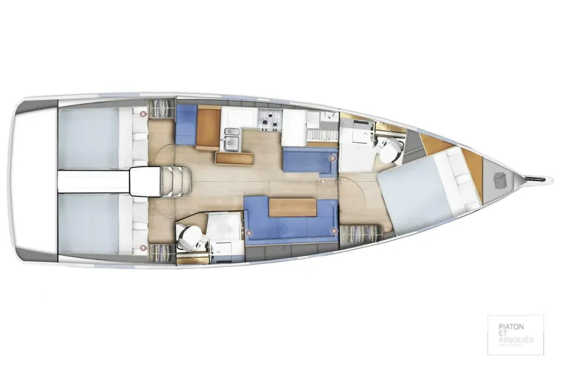 Slide: The Image of Jeanneau Sun Odyssey 410 2020 - 40