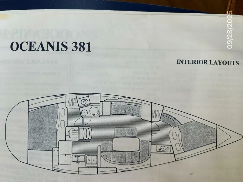 Slide: The Image of Beneteau Oceanis 381 1998 - 63