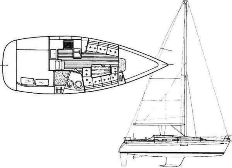 Slide: The Image of Beneteau Oceanis 321 1999 - 6