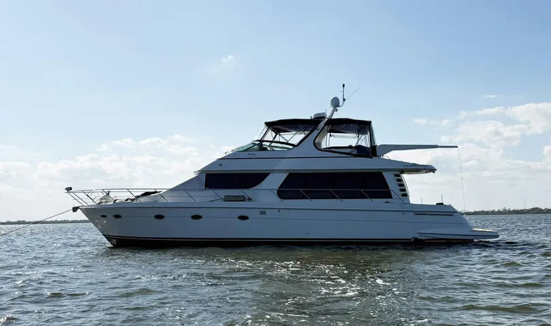 Slide: The Image of Carver Yachts 570 Voyager Pilothouse 2002 - 2