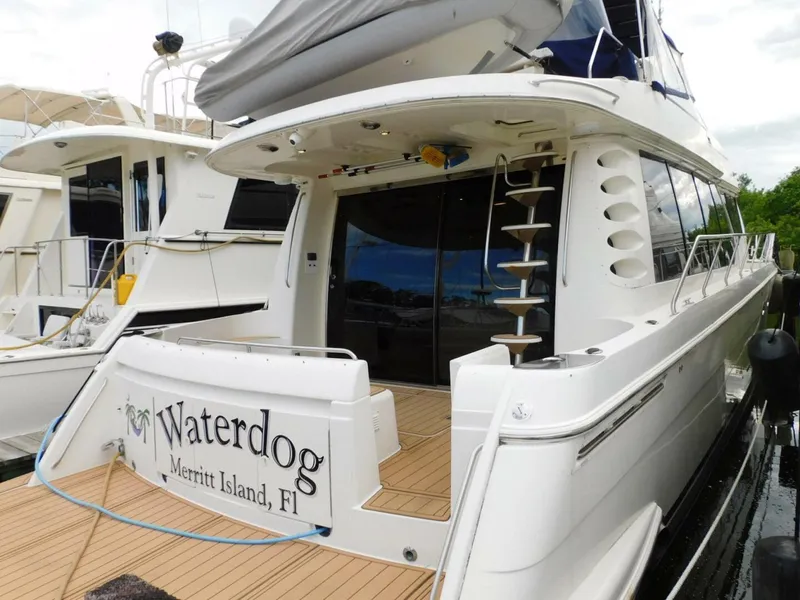 Slide: The Image of Carver Yachts 570 Voyager Pilothouse 2002 - 57
