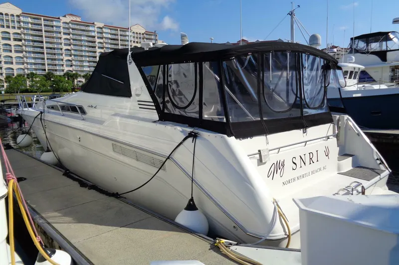Slide: The Image of Sea Ray 480 Sundancer 1991 - 4
